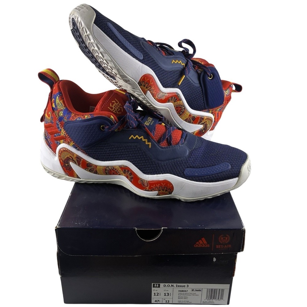 ADIDAS D.O.N‎ Issue 3 Bel-Air The Blazer Men's Basketball Shoes Size 12.5 H68047